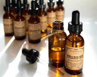 OUD Beard Oil. Luxury Beard Conditioner. All Natural Musky Woodsy Beard Cologne made with Organic Avocado, Argan, Safflower, Vit E Oil