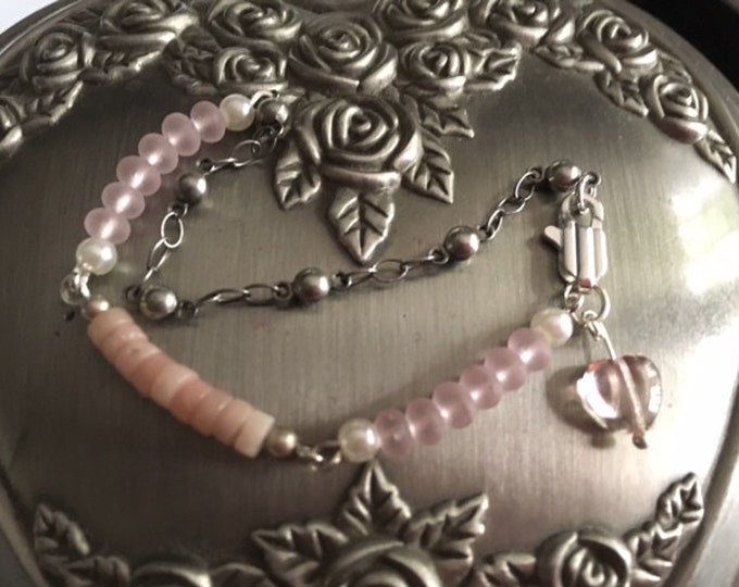 Peruvian Pink Opal Bracelet