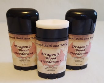 Dragon's Blood Deodorant, Aluminum Free Deodorant, Natural Deodorant, Chemical Free Deodorant, Artisan Deodorant