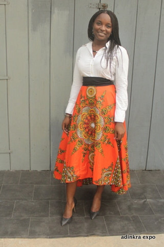 High Low Skirt/ AFrican dress/ african Skirt/ Ankara skirt/