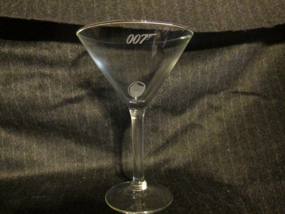 James Bond 007 Martini Glass 0108