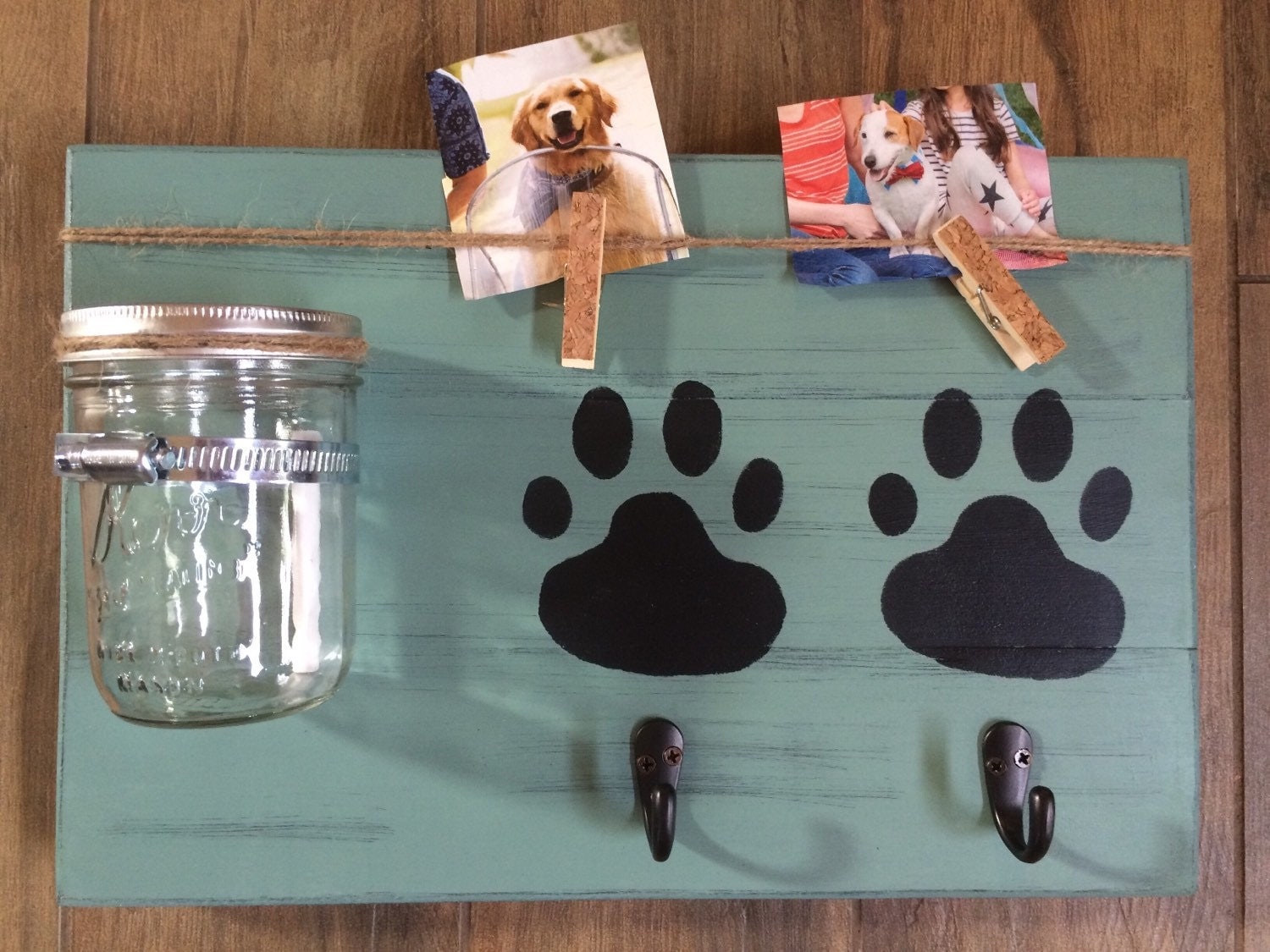 Dog Treat Holder Dog Leash Holder Dog Leash by RuffRuffCreations