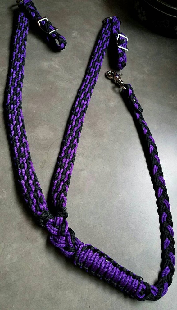 Horse Tack Paracord Breast Collar Standard horse size Neon