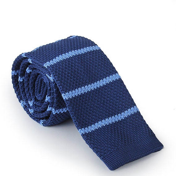 Skinny Knitted Tie Men Necktie Groomsmen by organicfromanatolia