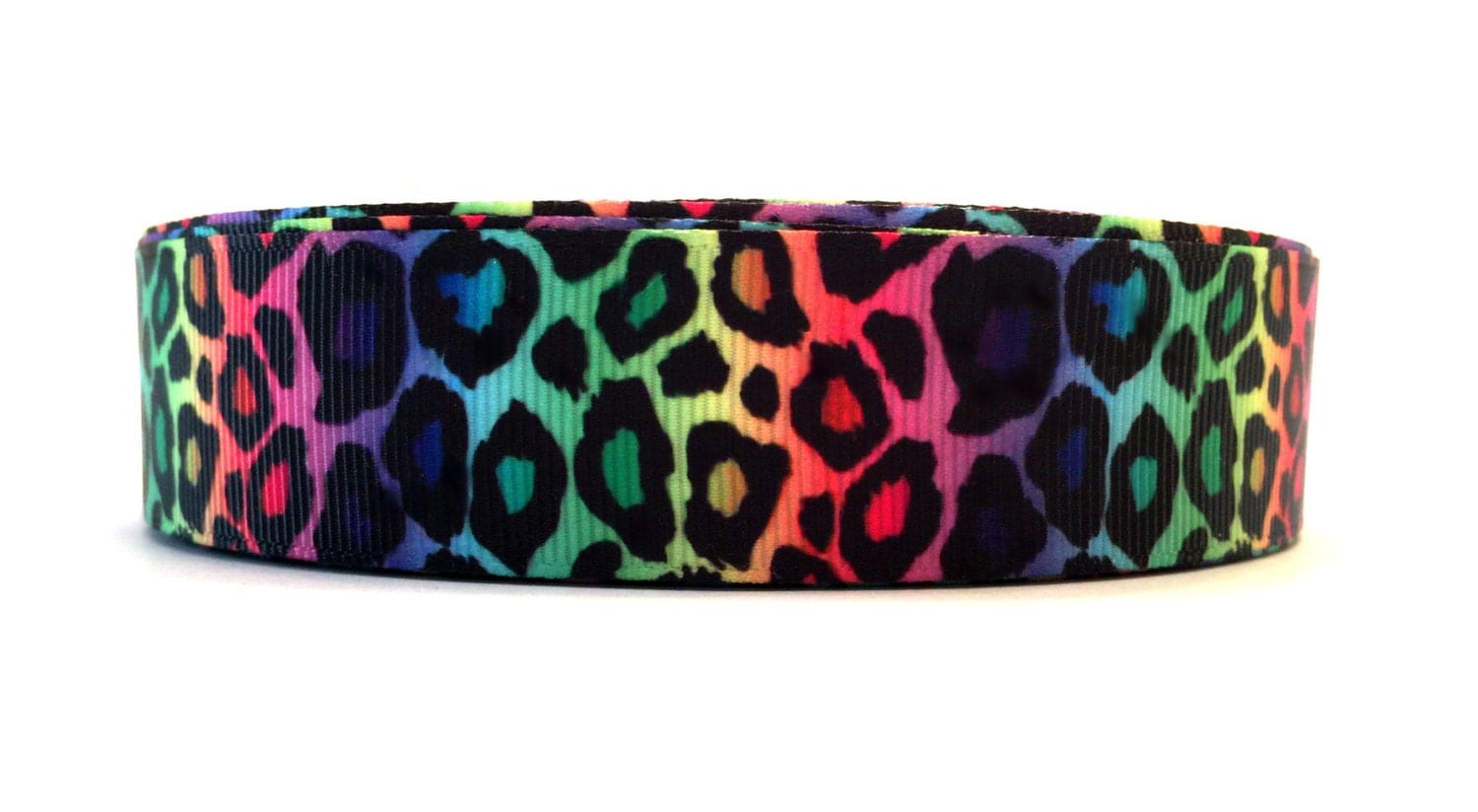 Leopard Ribbon Rainbow Leopard Ribbon Cheetah Print Ribbon