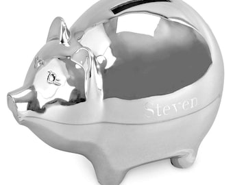 Piggy Bank - Personalized Piggy Bank - Ring Bearer Gift - Little Boys Gift - Coin Bank - Keepsake Gift