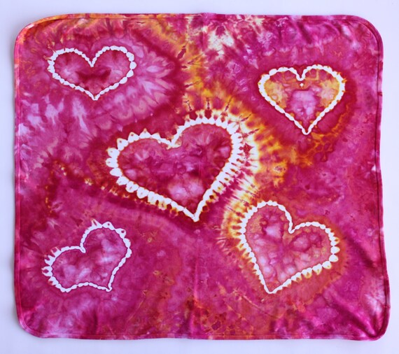 Organic Cotton Tie Dye Baby Blanket
