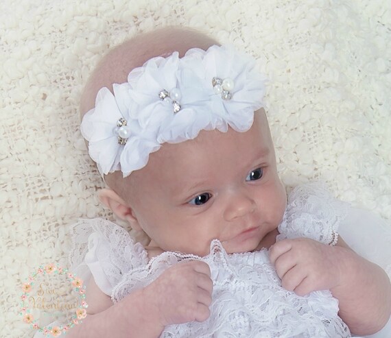 white baby headband flower headband baby headbandsbaptism baby headbands white baby headband christening headband white baby headband flower headband baby headbandsbaptism baby headbands white baby headband christening headband