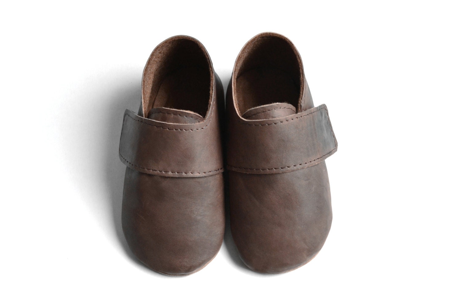 Brown Baby Shoes Leather Brown Baby Shoes Leather