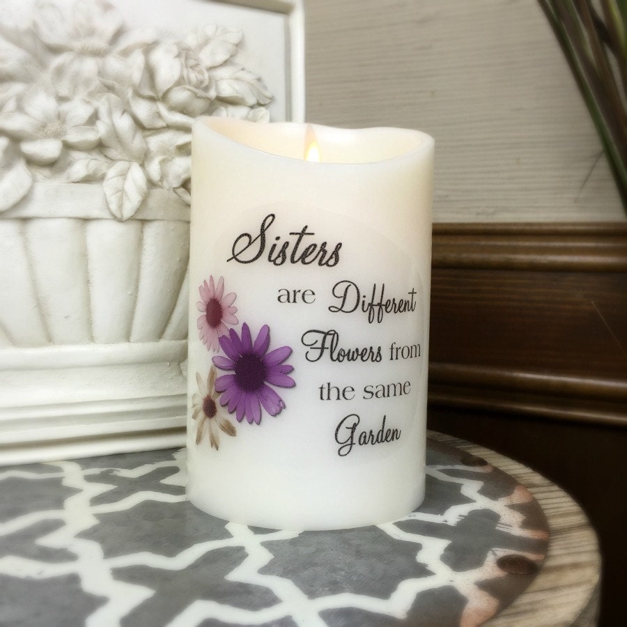 Flameless Candle Sister Gift LED Candle Gifts For Sister