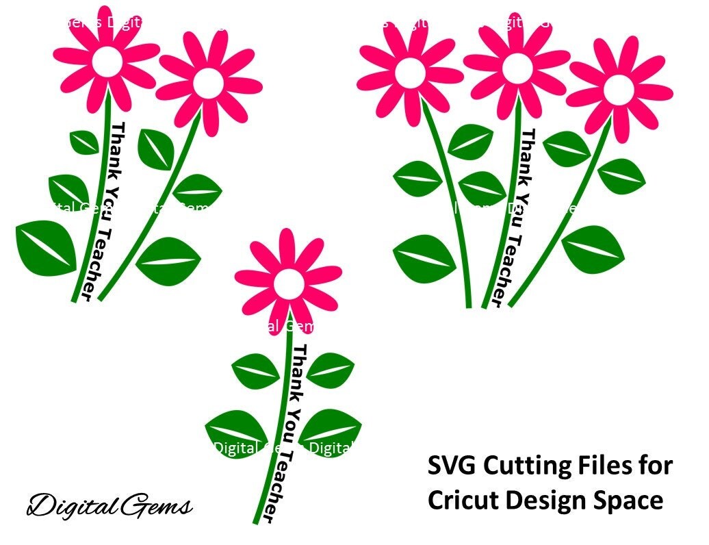 Download Thank You Teacher SVG Cutting Files For Cricut by DigitalGems