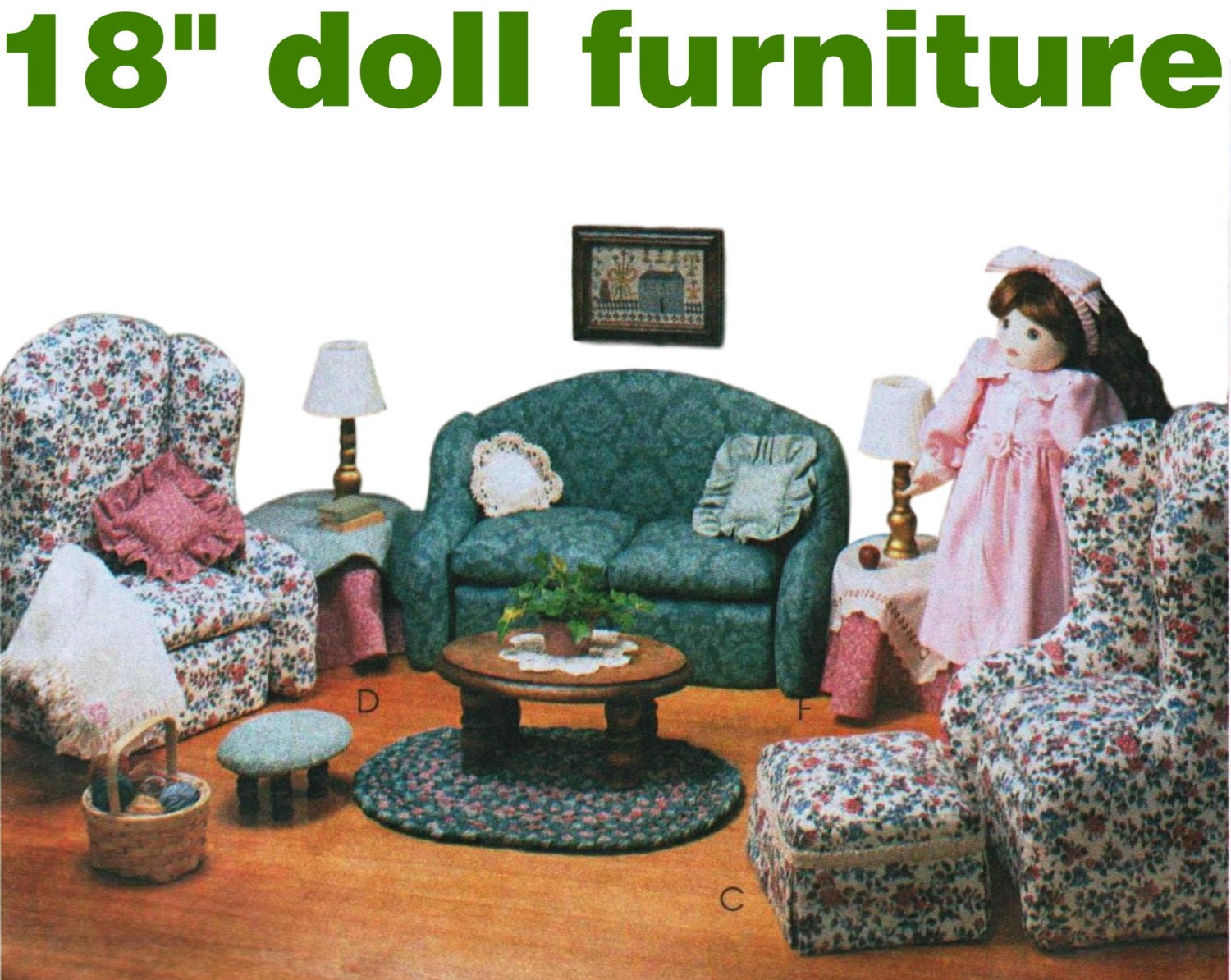 18 Doll Furniture Pattern American Girl Furniture McCALL