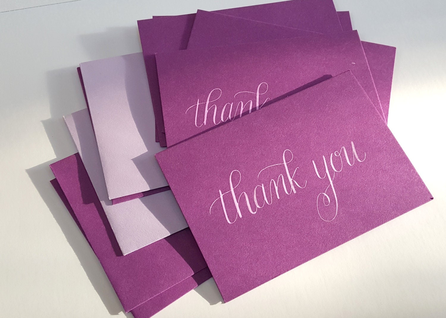 5-purple-thank-you-cards-envelopes-a4-size