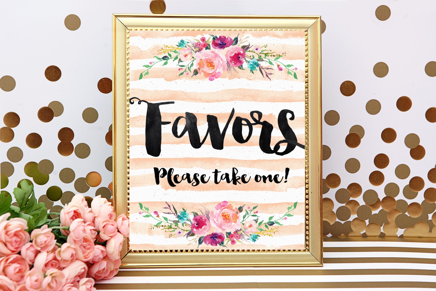Favors Please Take One PRINTABLE Wedding Sign Cute Wedding