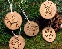 Popular items for wood burned ornament on Etsy