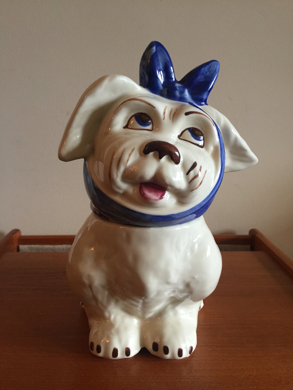 Mid Century Authentic Shawnee Muggsy Cookie Jar. by Revival1972