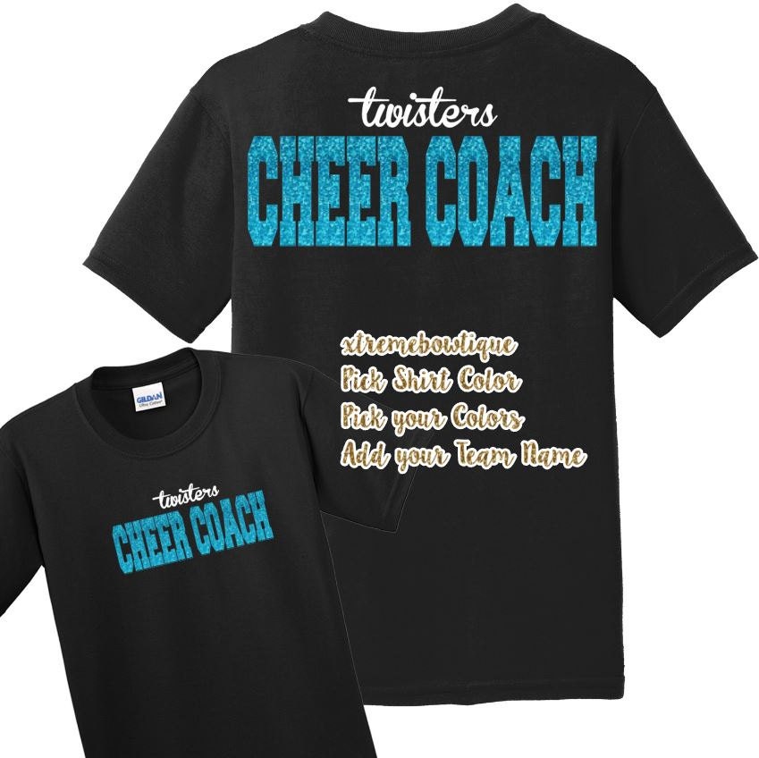 Cheer Coach Shirt Customizable Coach Shirt Cheer coach
