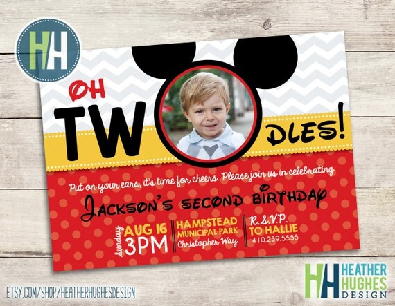 Oh Toodles Birthday Invitations 5