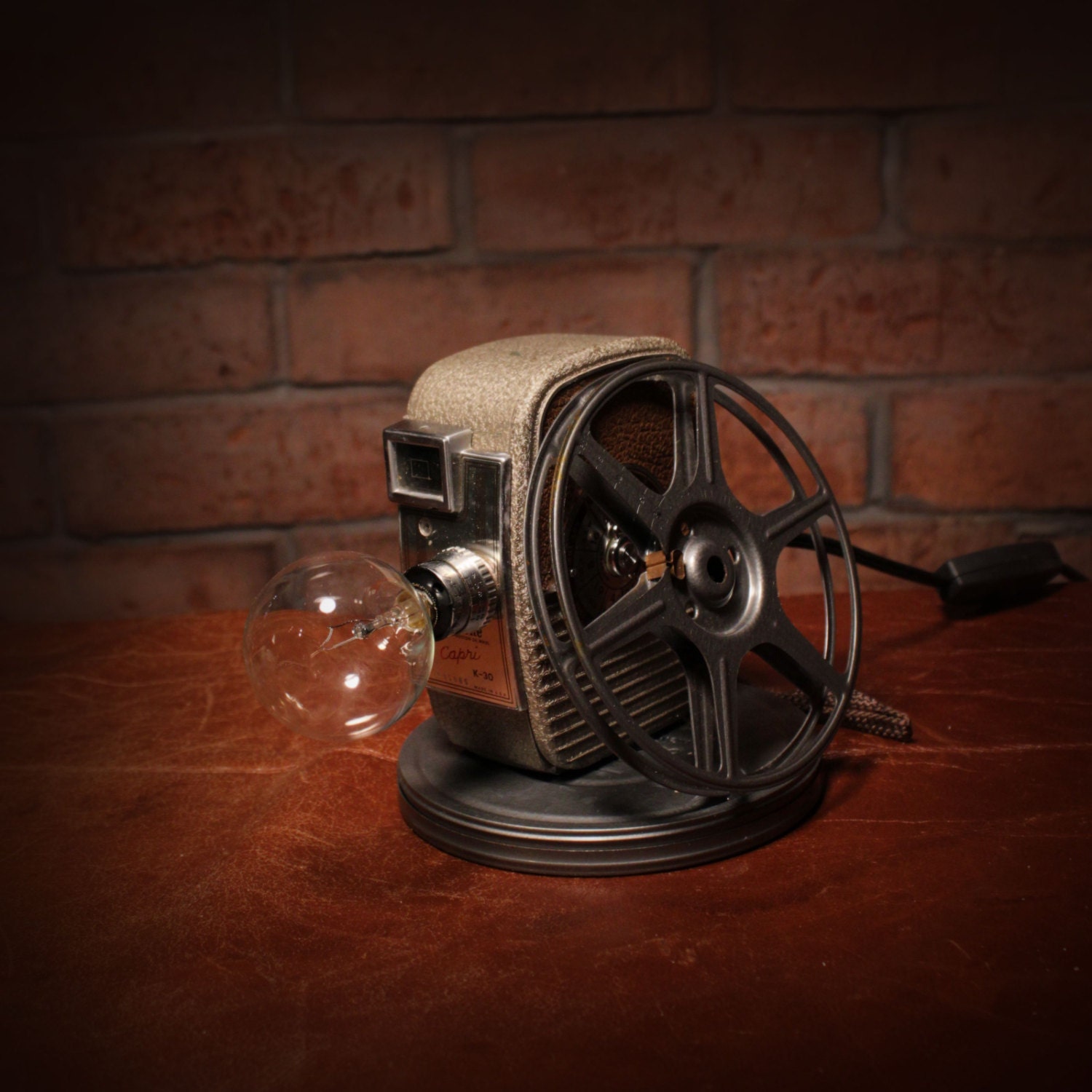 Movie Room Lamp Movie Camera Lamp by Lightenstein on Etsy