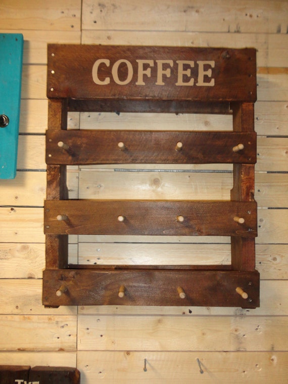 pallet coffee rack