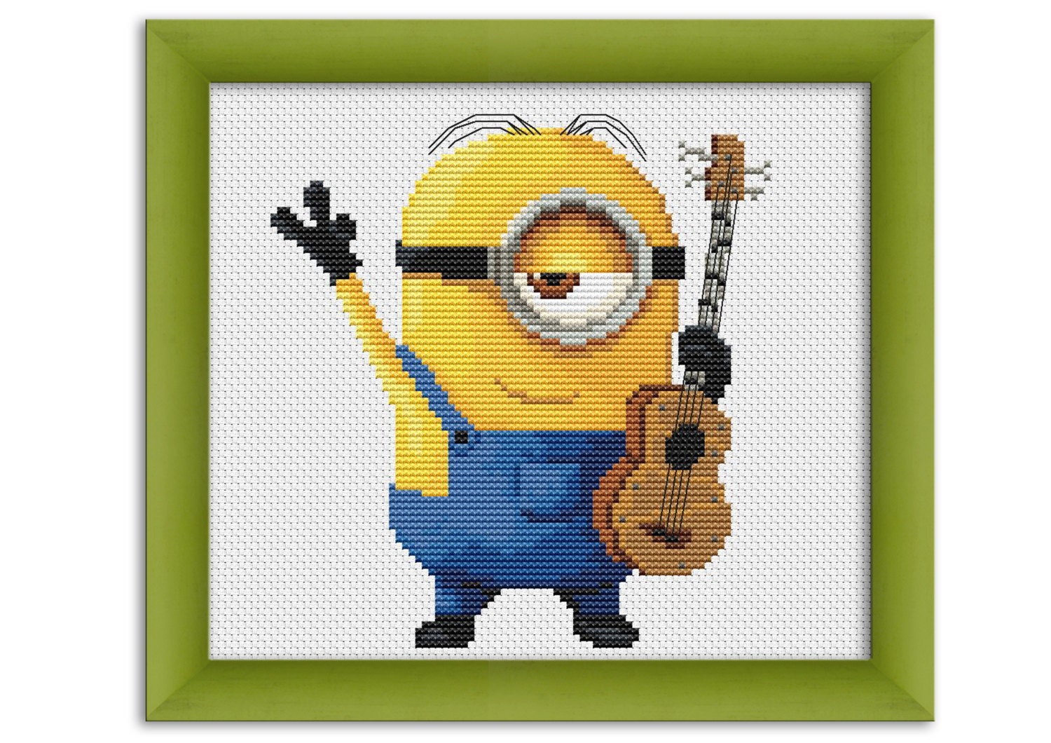 PDF Cross Stitch Pattern Minion Stuart Instant