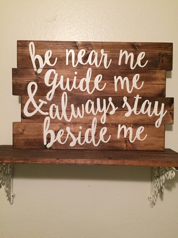 Custom wood sign custom quote on wood by PeaPieSigns on Etsy