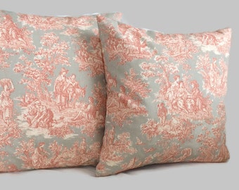 Toile throw pillows | Etsy