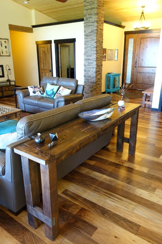 Farmhouse Style Sofa Table by PNWFarmTables on Etsy