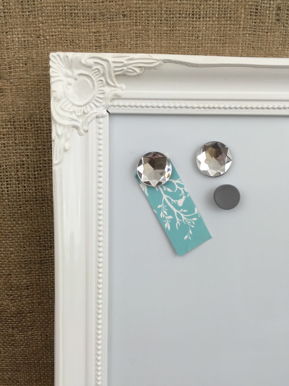 Small White FRAMED BOARD Small Framed Board