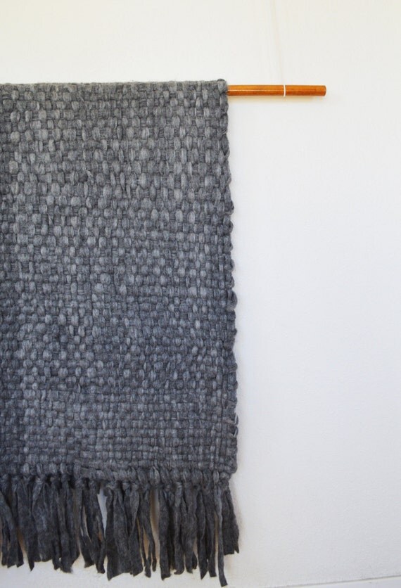 Alpaca Blanket Chunky Knit Throw Hand Knitted Blanket
