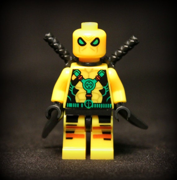 yellow deadpool lego