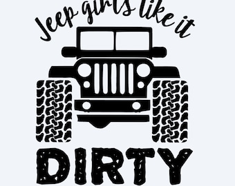 Jeep girl | Etsy