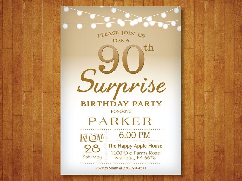 Surprise 80Th Birthday Party Invitation Wording 5