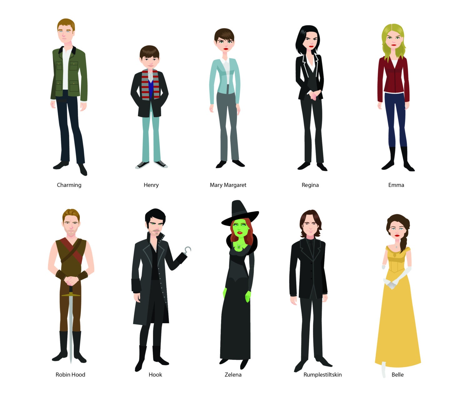 10 Once Upon A Time Characters