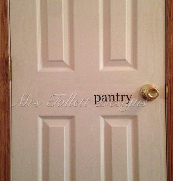 Pantry Removable Vinyl Wall Decal