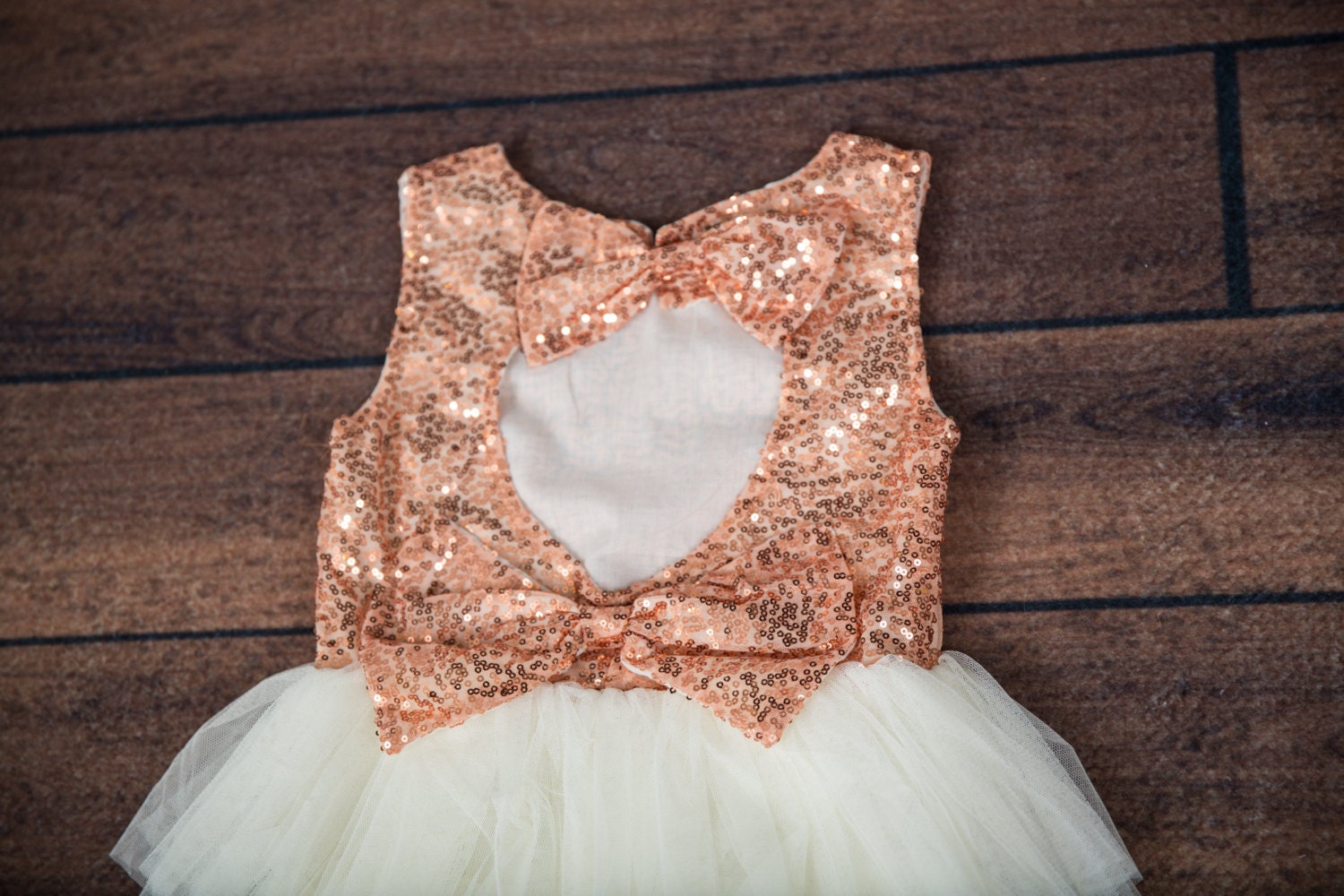 Rose Gold Tulle Cape Sequin Prom Dress with Feather Shoulders