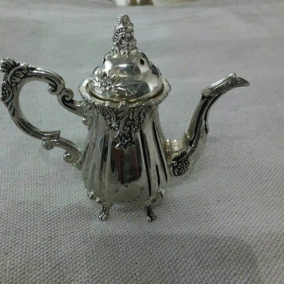 godinger silver art co miniature tea set