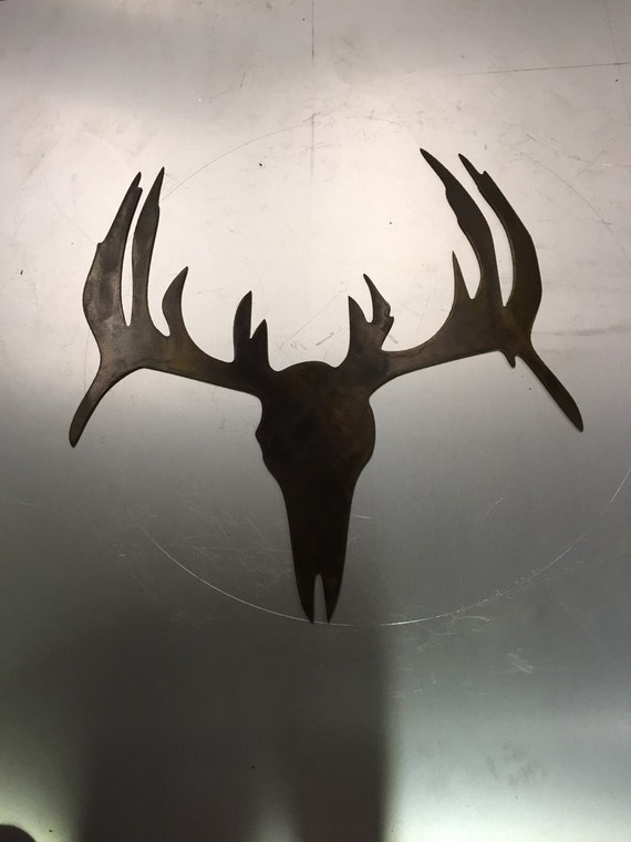 Buck Deer Head metal wall art decoration decor by MAMWDesigns