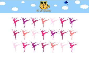Ballerina sticker | Etsy