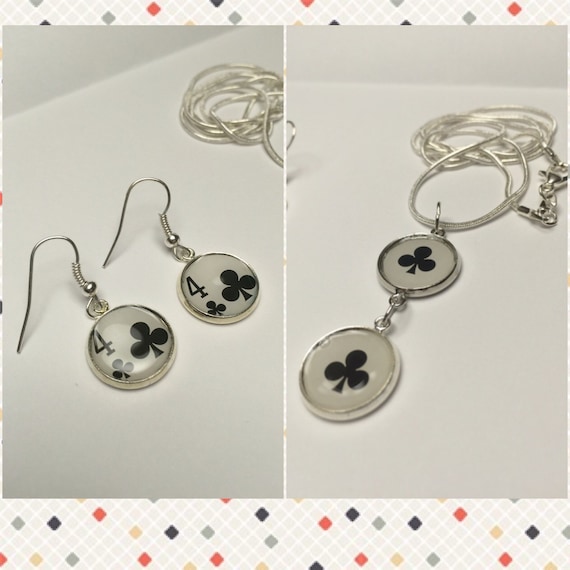 Poker themed jewelry