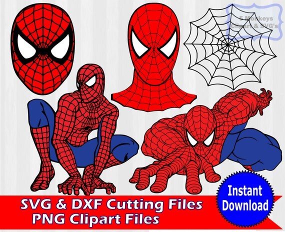 Download Spiderman Bundle Download Spiderman Digital Clip by ...