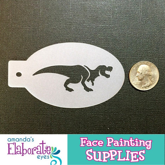 TREX Face Painting Stencil Mini