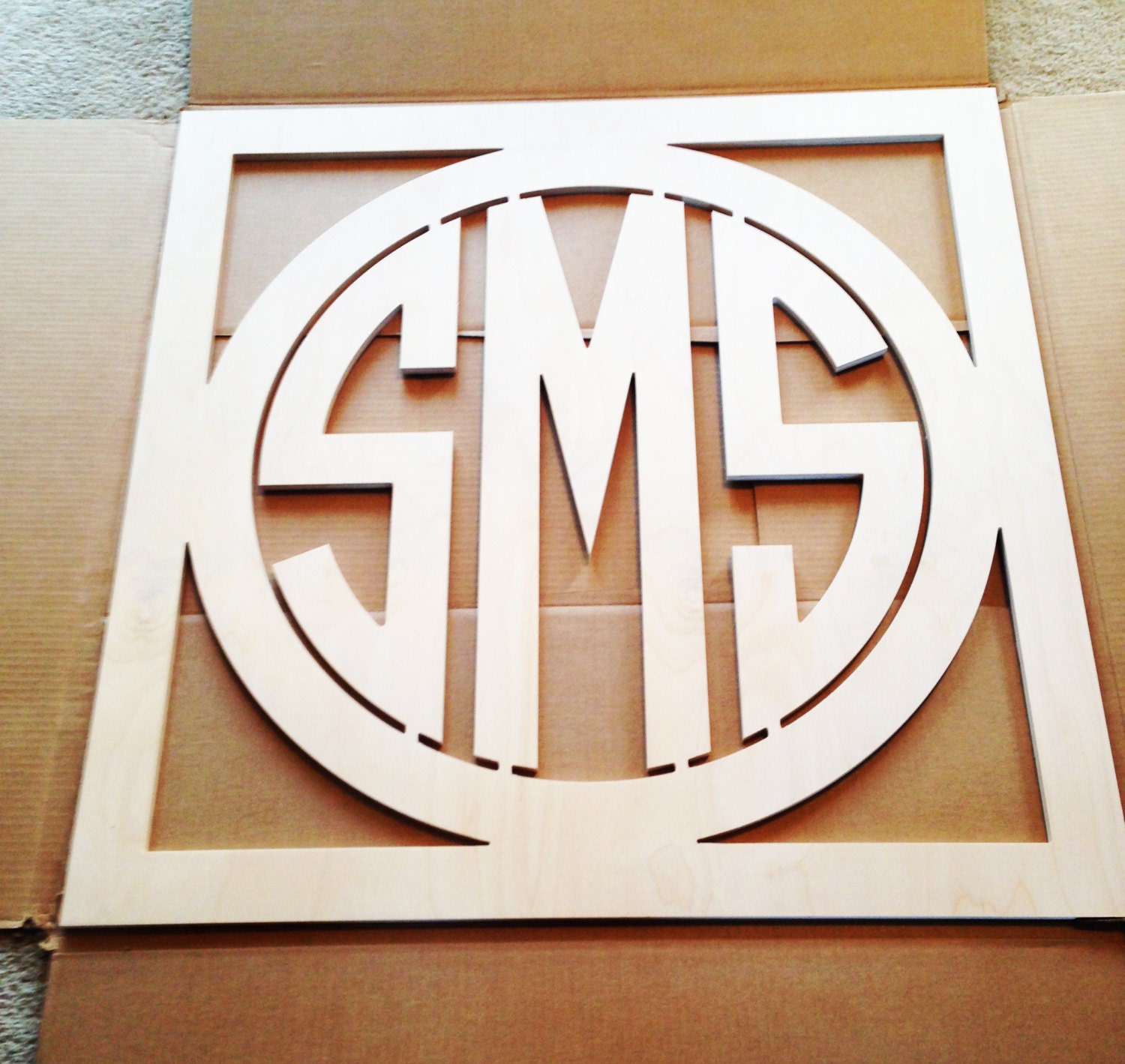 Wooden Wall Monogram Home Decor Wooden Monogram Wall Art