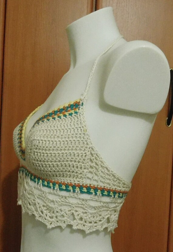 16035 MADE TO ORDER Crocheted bikini's top by croshetN on Etsy