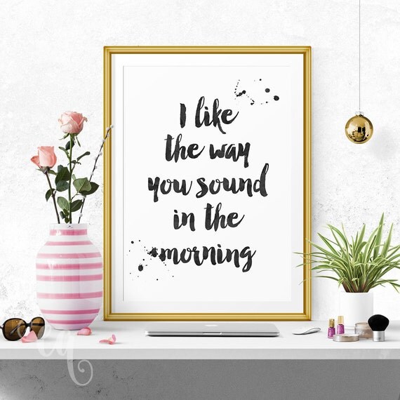 Wall art decor Taylor Swift quote minimalistic by ElegantQuotes