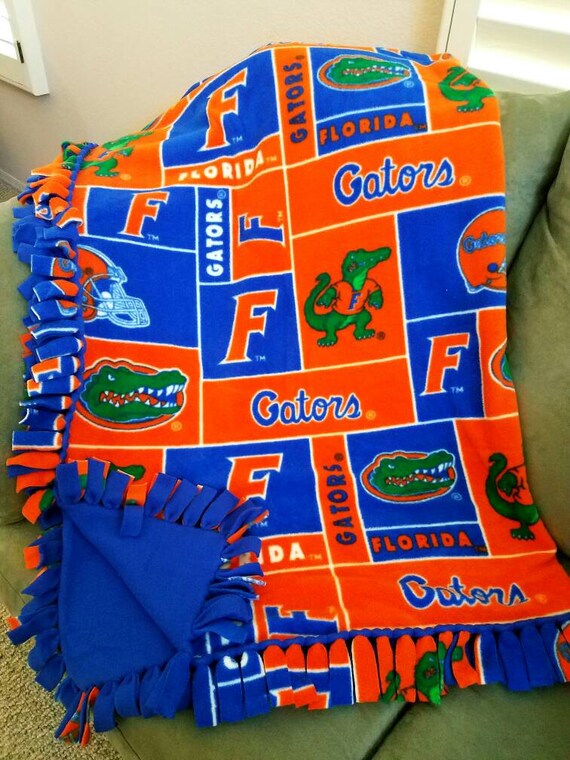 Florida Gators No Sew Fleece Blanket