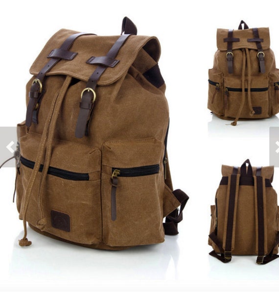 Upgrade to this brown back bag