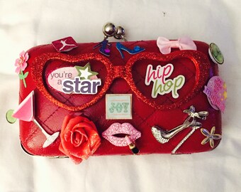 Red Clutch Purse SALE PRICE!