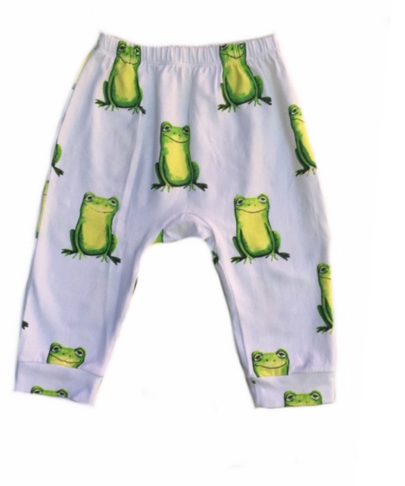 Frog Pants by CheekyChickadeee on Etsy