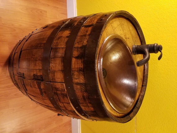 Whisky Barrel Bathroom Vanity